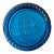 Mid-Century Americana Brilliant Blue Glass Clipper Ship Ashtray Catchall For Sale