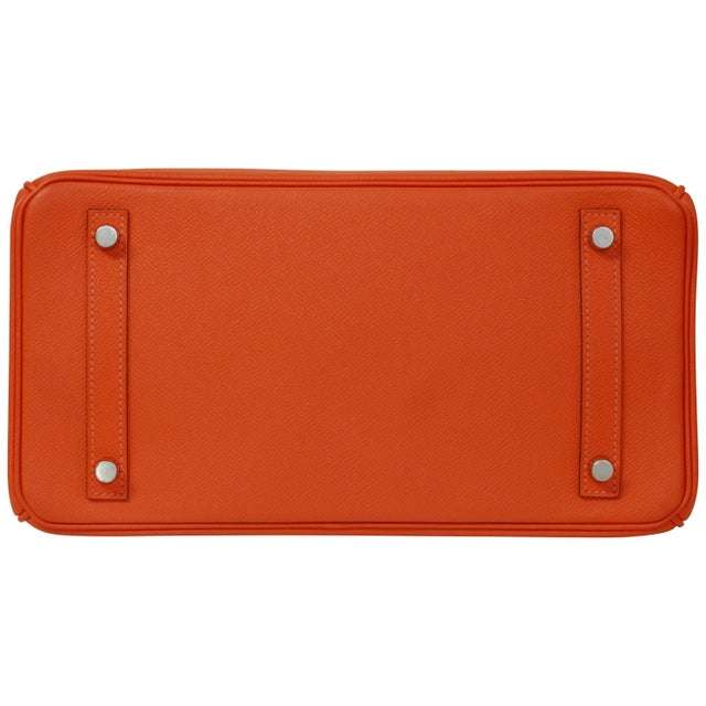 Hermès Birkin 30 Le Tournay Rose Jaipur Epsom Palladium Hardware 2015 For Sale In New York - Image 6 of 6