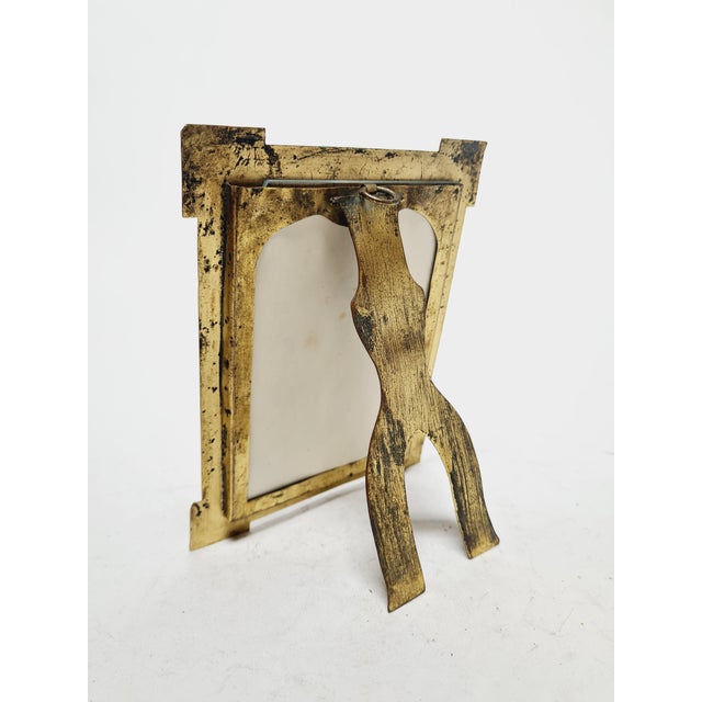 Metal Bronze and Glass Rococo Frame, France, 1890s For Sale - Image 7 of 18