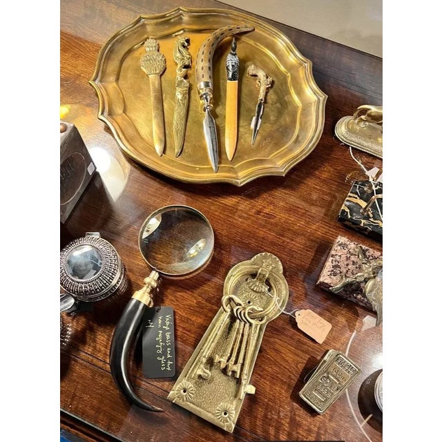 Vintage Brass Pineapple Letter Opener For Sale In Kansas City - Image 6 of 6