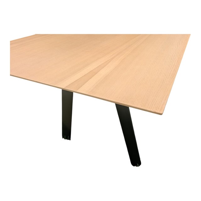 Andreu World Minimalist White Oak Counter-Height Table For Sale - Image 10 of 18