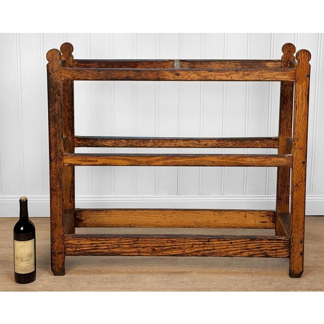 Antique Arts & Crafts Oak Entryway Umbrella Cane Stand, c.1910's - Wonderful Early 20th Century Arts & Crafts Entryway...