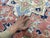 Terracotta Persian Style Heriz Wool Rug With Blue Accents, 3'11" X 6'3" For Sale - Image 9 of 14