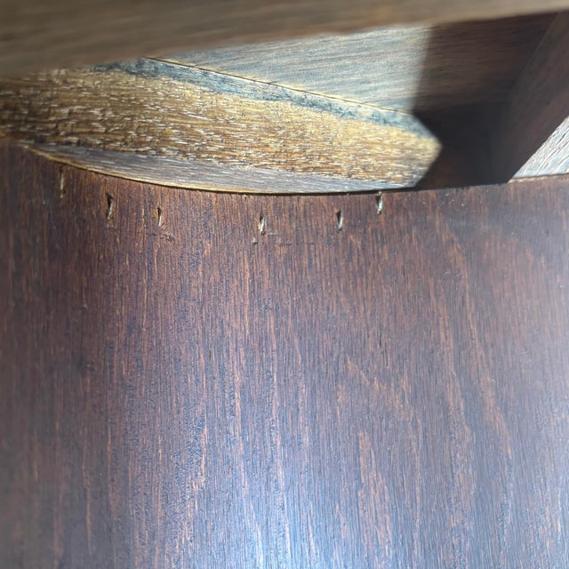 19th Century East Lake Style Solid Wood Tavern/Saloon Game Table With Mug Shelves Circa 1860-90 For Sale In Los Angeles - Image 6 of 12