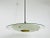 Mid-Century Modern Italian Brass and Glass Pendant Lamp, 1950s For Sale - Image 4 of 13