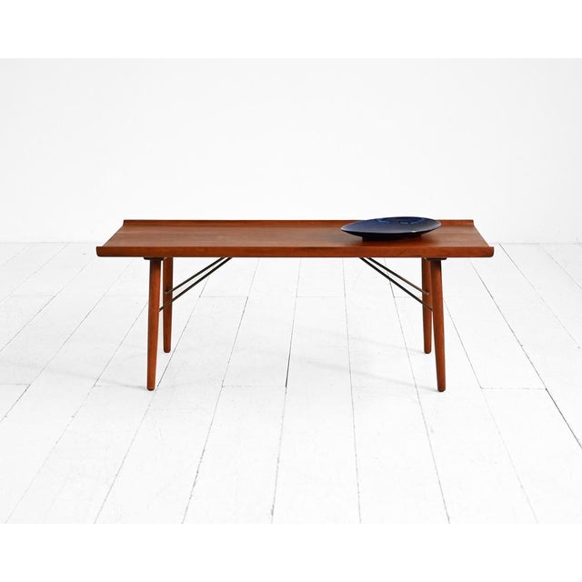 Danish Coffee Table attributed to Børge Mogensen for Søborg Møbler, 1950s For Sale - Image 12 of 12