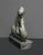 Artist: Michael Lord, Canadian (1954 - ) Title: Seated Woman Year: circa 1970 Medium: Metal Sculpture Size: 14 in. x 10...