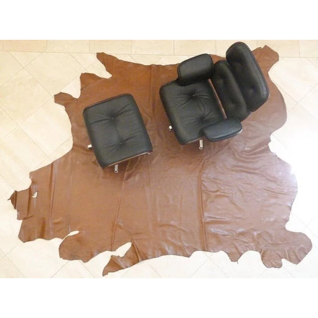 Late 20th Century Late 20th Century Cow Leather Hide Skin Rug Spain For Sale - Image 5 of 8