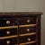 19th Century 20 Drawer Black Apothecary Cabinet or Millinery Hutch For Sale - Image 15 of 18