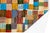 Abstract Modern Abstract Baluch Style Wool Rug - Vibrantly Colored Patchwork Checkerboard For Sale - Image 3 of 11