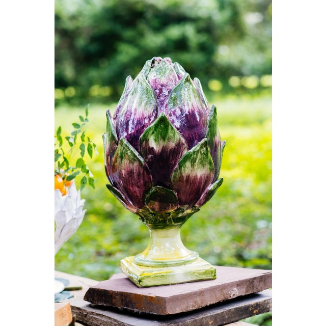 In nature, an artichoke is a beautiful sculptural entity.