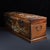 Vintage Chinese Huali Rosewood Scroll Box | Mother-of-Pearl Inlaid Long Chest With Brass Mounts For Sale In Los Angeles - Image 6 of 9