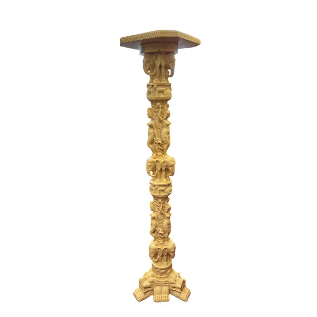 Asian Thai Inspired Pedestal, Italy For Sale - Image 3 of 10
