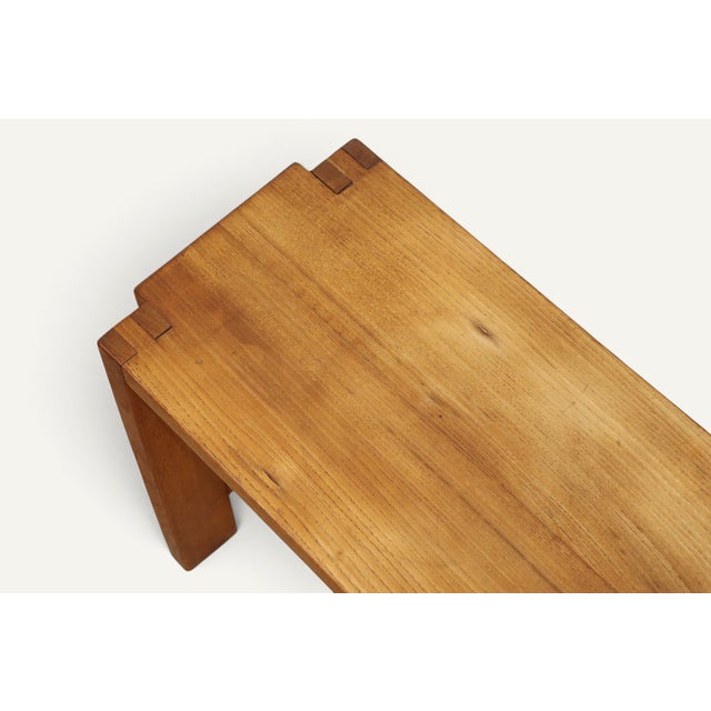 S09 Bench in Elm by Pierre Chapo, 1970s For Sale - Image 17 of 18