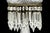 American Antique American Brilliant Period Cut Glass Mushroom Lamp With Crystal Prisms For Sale - Image 3 of 9