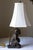 Mid-Century Modern Vintage Mid Century Monkey Figural Table Lamp – Whimsical Animal Lighting – Bell Shade For Sale - Image 3 of 9