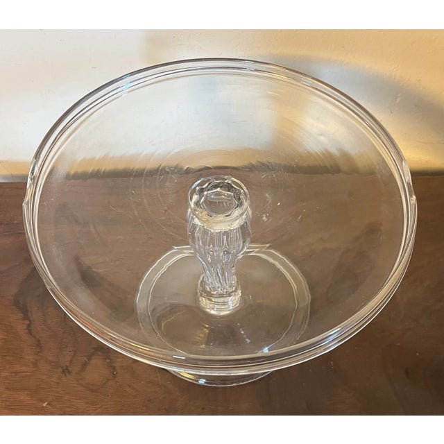 Antique 18th Century English George III Blown Glass Tazza Plateau or Syllabub Cake Stand For Sale In New York - Image 6 of 15