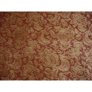 Lee Jofa Campanile Weave Floral Damask Chenille Upholstery Fabric- 2 1/2 Yards For Sale