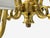 Brass 1950s Swedish Modern, Pendant Light, Brass, Fabric, Sweden For Sale - Image 8 of 10