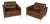 American Leather Chairs by Florence Knoll for Knoll International, 1970s, Set of 2 For Sale