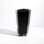 Glass Hand Blown Murano Penta Vase in Onyx Black For Sale - Image 7 of 11