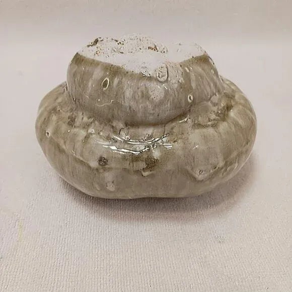 1990s Realistic Ceramic Gourd Ugly Pumpkin Art Glaze Kitsch Decor Thanksgiving Kitchen For Sale - Image 11 of 13