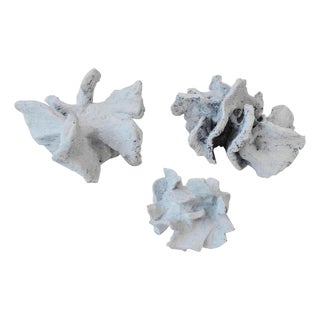 White Rock Sculpture Group in Ceramic by Bryan Blow, 1970s, Set of 3 For Sale