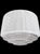 1930s Machine Age Art Deco Skyscraper Milk Glass Pendant Shade For Sale - Image 9 of 9