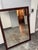 Burl Wood Rectangular Beveled Mirror For Sale In San Francisco - Image 6 of 13