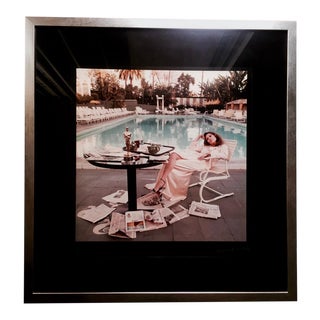 1977 Terry O'Neill "Faye Dunaway, Beverly Hills Hotel" Chromogenic Print For Sale
