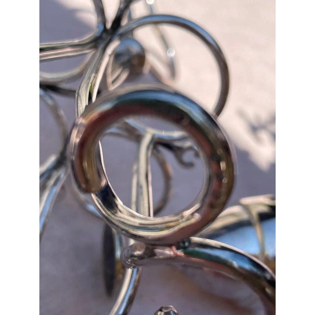 Metal Egg Cup Stands by Mappin and Webb, Set of 5 For Sale - Image 7 of 8