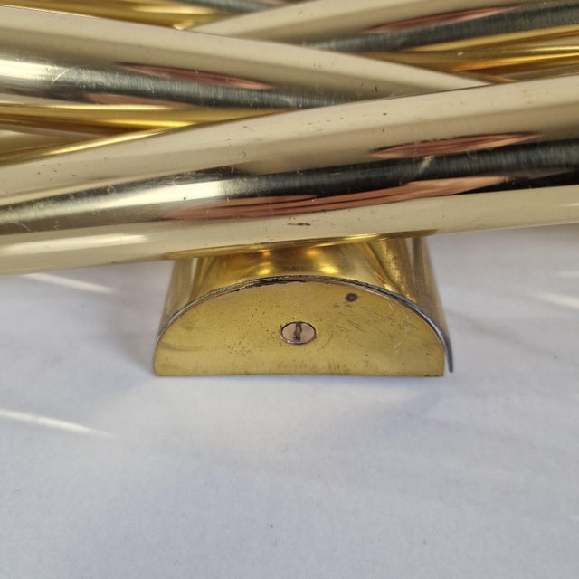 Italian Wall Lamp with Six Lights in the style of Gaetano Sciolari, 1970s For Sale - Image 12 of 13