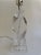 Vintage 1970s Stacked Lucite Helix Twist Spiral Table Lamp For Sale - Image 4 of 12