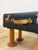 Vintage Leather Walking Suitcase Side Table With Legs Eclectic Accent, Rare For Sale - Image 4 of 11