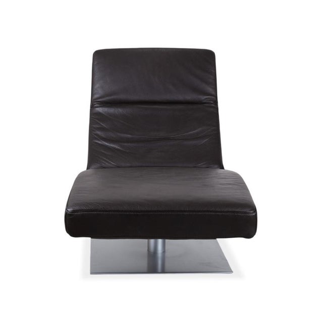 Leather Lounger in Brown with Manual Function by Willi Schillig For Sale - Image 16 of 17