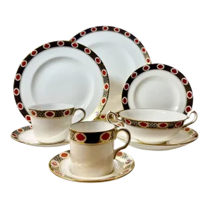 1980s Ambassador by Royal Crown Derby China - 63 Piece Set