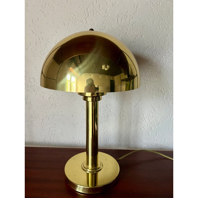 Bauhaus Brass Lamp from WSB, 1970s For Sale - Image 4 of 10