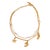 Early 21st Century Ocean Dreams Gold Double Chain Anklet For Sale - Image 5 of 5