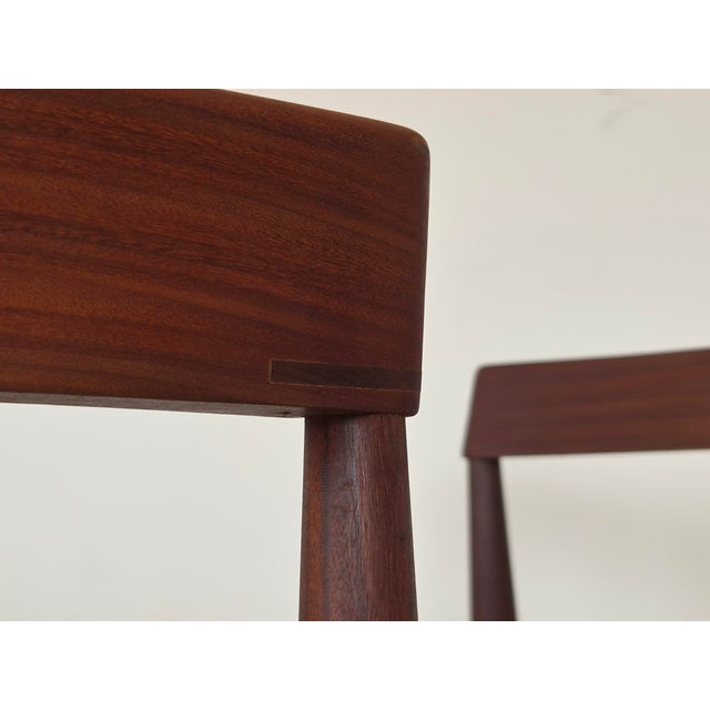 Wood Round Extendable Dining Table and Chairs in Teak by Hans Olsen for Frem Røjle, Denmark, 1960s, Set of 5 For Sale - Image 7 of 18