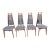 Set of 4 Danish Modern Teak Dining Chairs, C. 1960s For Sale