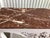 1920s French Painted Console Table W/Marble Top For Sale - Image 5 of 8
