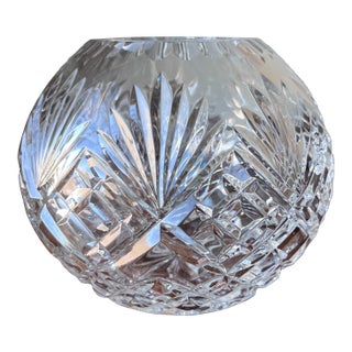 Vintage Crystal Rose Bowl 4.5” For Sale