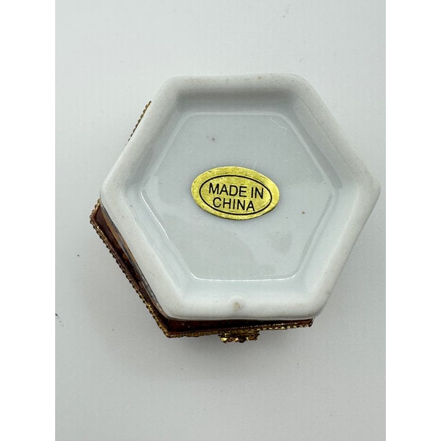 Ceramic Ceramic Butterfly Trinket Boxes For Sale - Image 7 of 9