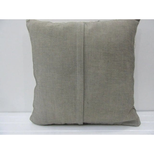 Turkish Handmade Patchwork Turkish Kilim Pillow Cover For Sale - Image 3 of 4