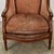 Dimensions: 35 ¼” H x 30” W x 30 ½” D A single French Louis XVI style bergere chair from the late 1800s to accent any...
