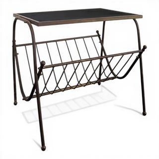 Brass Magazine Rack, 1970s For Sale