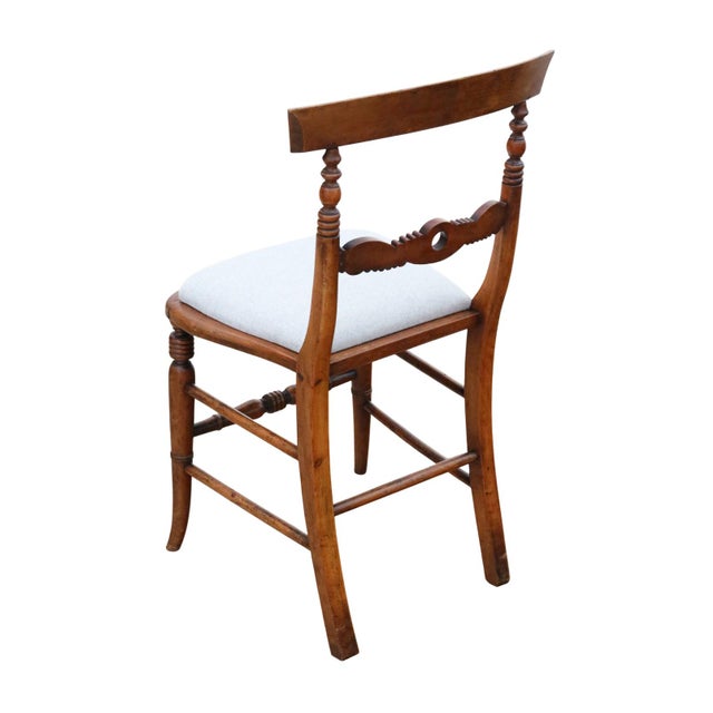 Brown Antique Beech Dining Chairs, 1800s, Set of 4 For Sale - Image 8 of 11