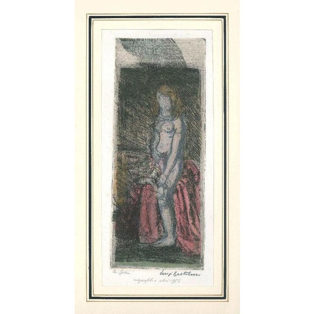 La Sposa - Etching by Luigi Bartolini - 1953 1953 For Sale - Image 4 of 5