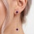 Not Yet Made - Made To Order Amethyst Drop Chain Earrings - Dainty Minimalist Dangle Earrings - A Pair For Sale - Image 5 of 5