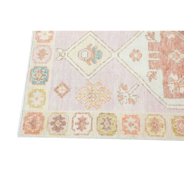 Early 21st Century Modern Turkish Oushak Rug 2'11" x 10'1" For Sale - Image 5 of 10